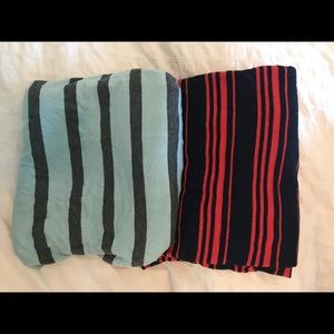 2 maternity long Maxi skirts